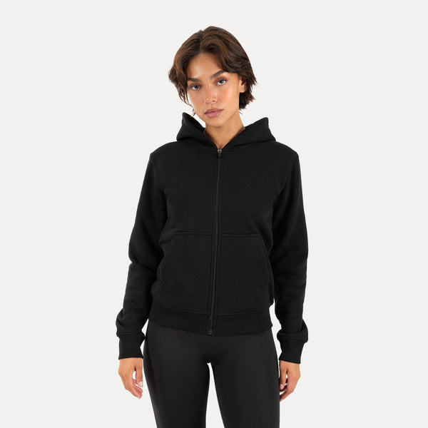Zip Hoodie Basic Saria