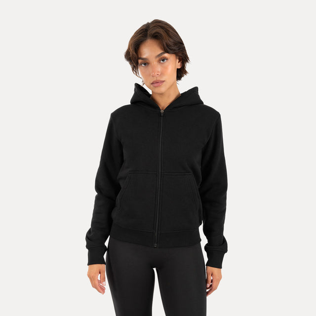 Zip Hoodie Basic Saria